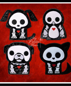 Skell-Animal Group Designs (Penguin, Bully, Pup, Kitty) 5x7 & 4x4