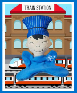 Train Conductor Lovey Design - All Sizes