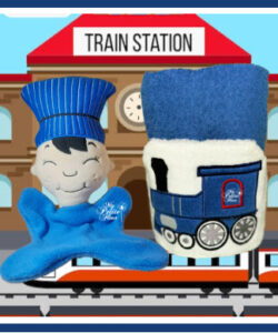 Train & Train Conductor Lovey Designs (All Sizes Lovey)