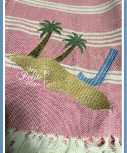 Palm Tree Letters (Complete Alphabet in 4x4 & 5x7)