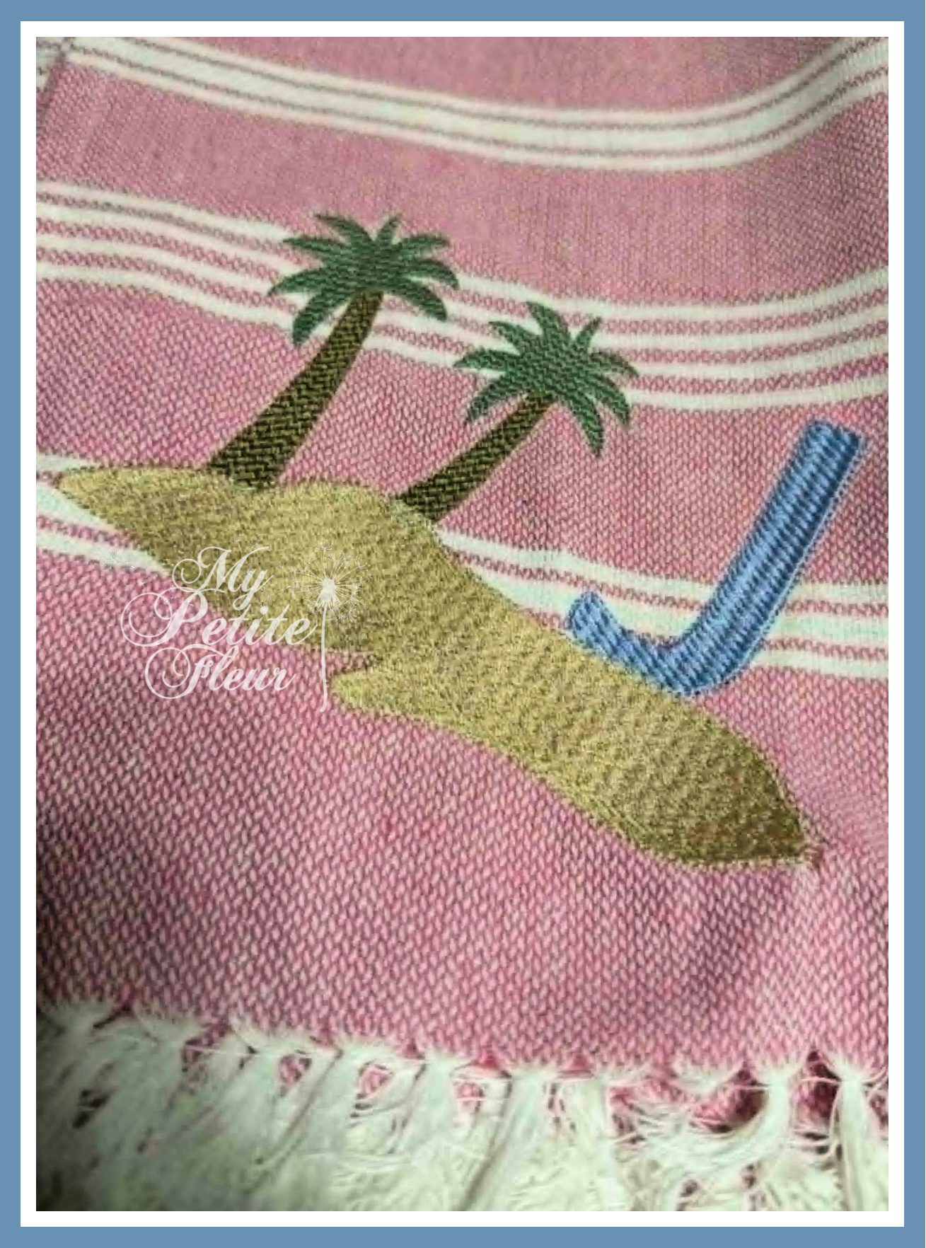 Palm Tree Letters (Complete Alphabet in 4x4 & 5x7)
